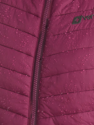 Women's 13W Heated Puffer Vest with HeatSync  - Plum