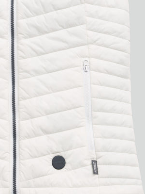 Women's 13W Heated Puffer Vest with HeatSync  - White