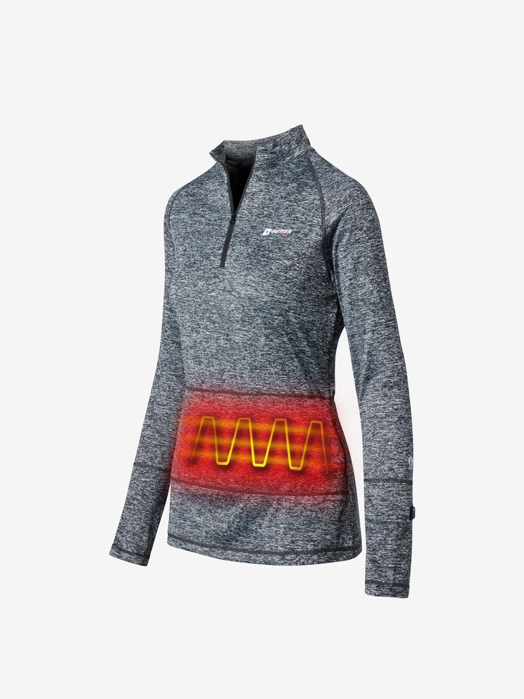 Women\'s Heated Midlayer Shirt - Charcoal – Venture Heat