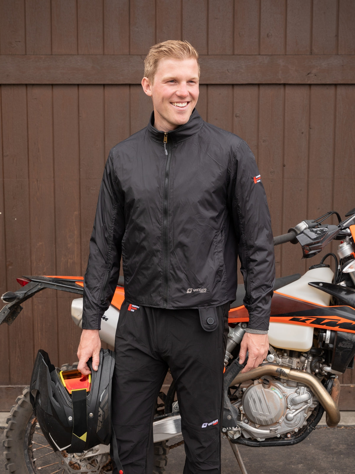Venture Heat Men's Bluetooth 78W Motorcycle Heated Jacket Liner